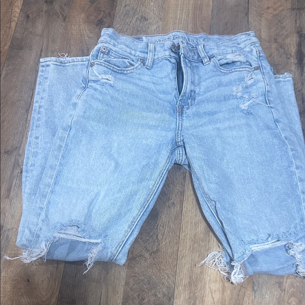 American Eagle Outfitters Light Blue Boyfriend Jeans
